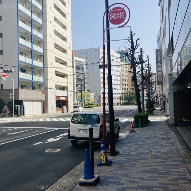MAS三田ビル ビル前面道路