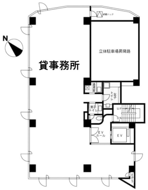 東洋時計ビル6F 間取り図