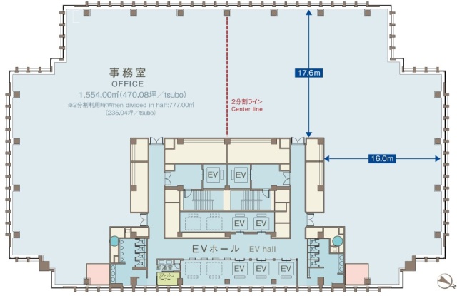 赤坂ガーデンシティ1A 間取り図