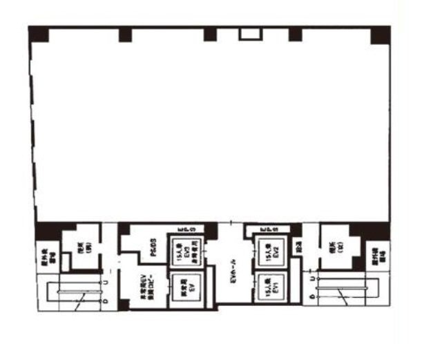 マルイト銀座第3ビルB1F 間取り図
