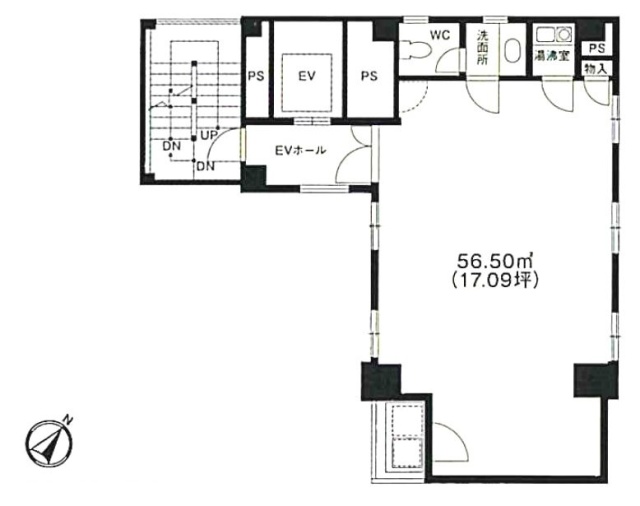 第2かわなビル4F 間取り図