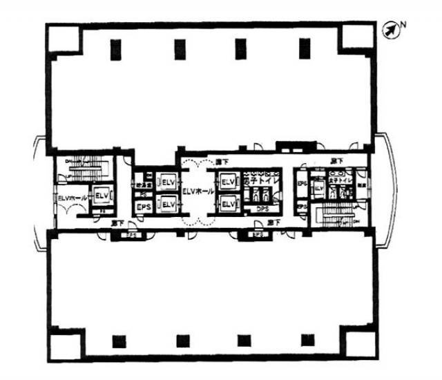 パシフィックマークス月島ビル3F 間取り図