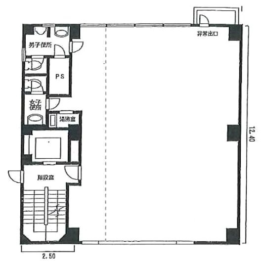 光和ビル4F 間取り図