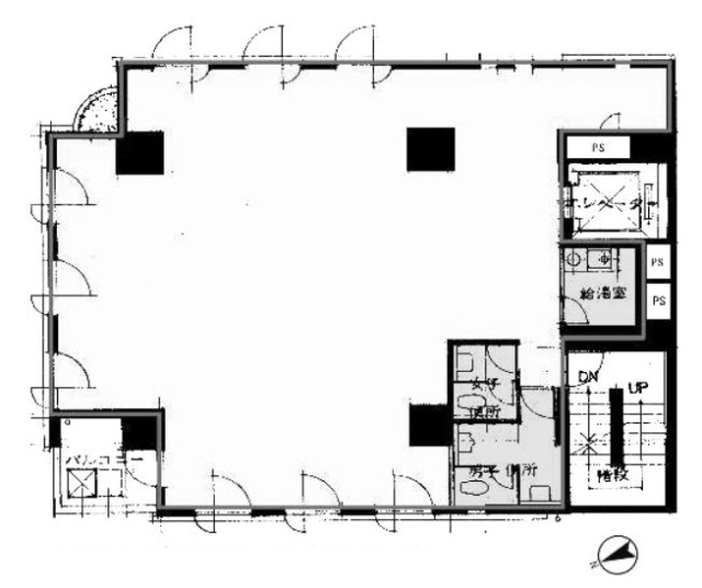 代市(しろいち)ビル4F 間取り図