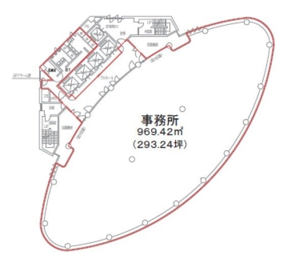 青山オーバルビル8F 間取り図