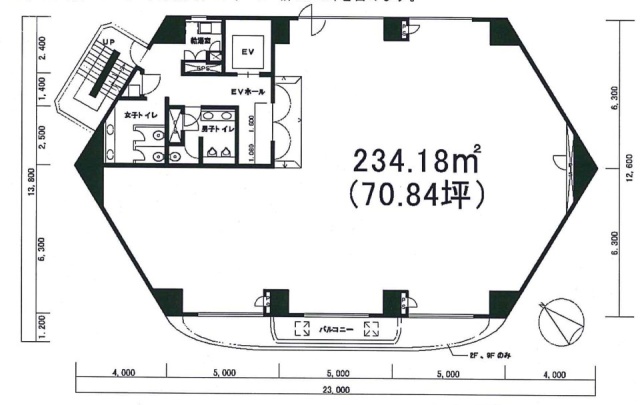 インターパーク代々木7F 間取り図