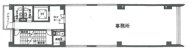 MAS三田ビル6F 間取り図