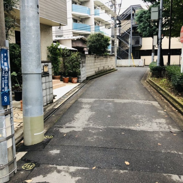 F・S南青山 ビル前面道路