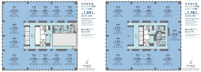 アーバンネット仙台中央19F 間取り図