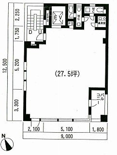 虎ノ門MTビル2F 間取り図