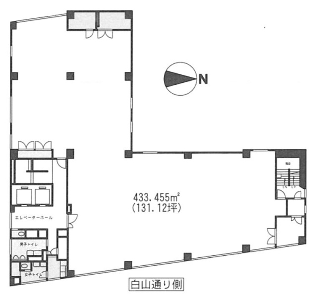 神田神保町ビルB1F~1F 間取り図