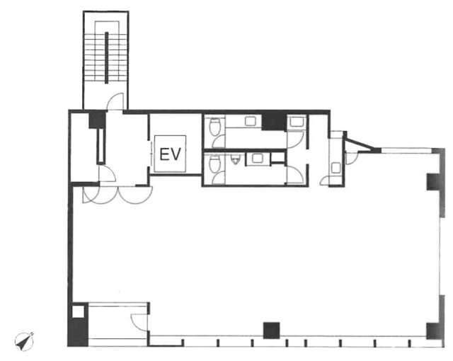 PMO日本橋二丁目7F 間取り図