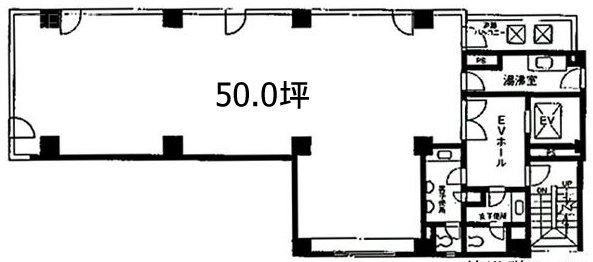 ヒューリック飯田橋ビル3F 間取り図