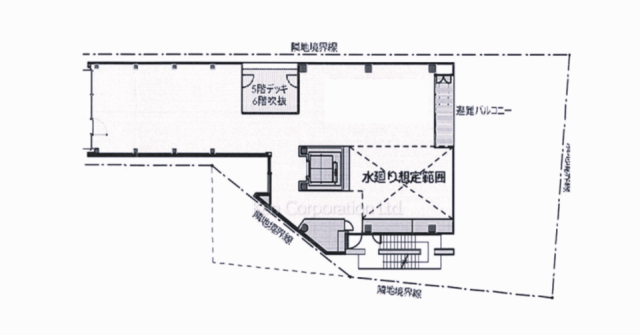 原宿神宮の森ビル5F 間取り図