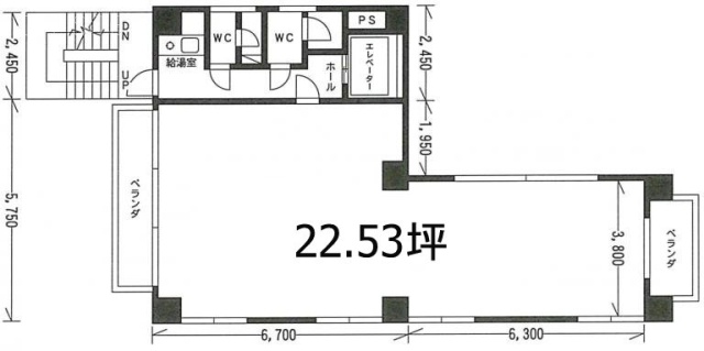 第一榎ビル4F 間取り図