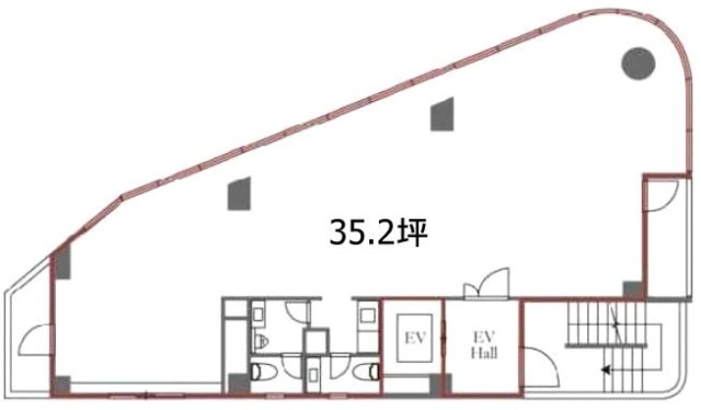 井門西麻布ビル5F 間取り図