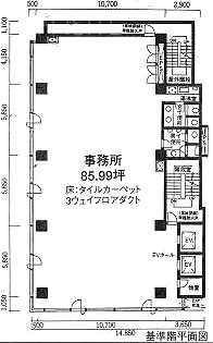 三井ビル8F 間取り図