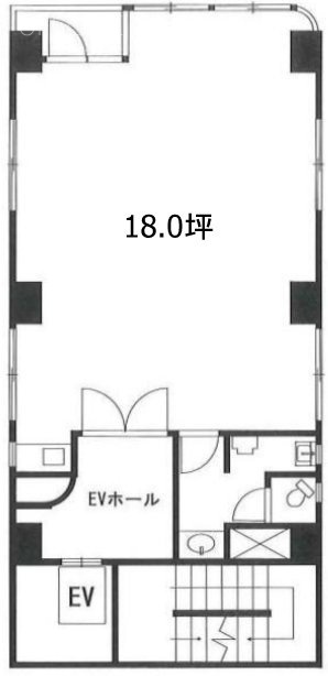 南大塚KYビル6F 間取り図