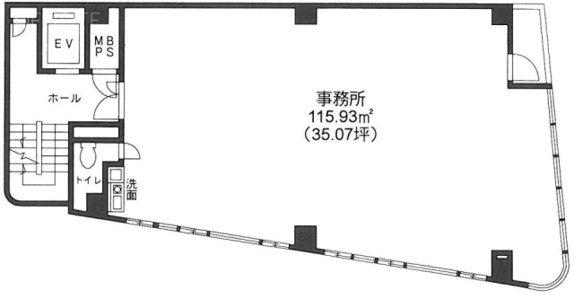 ウィンド北新宿3F 間取り図