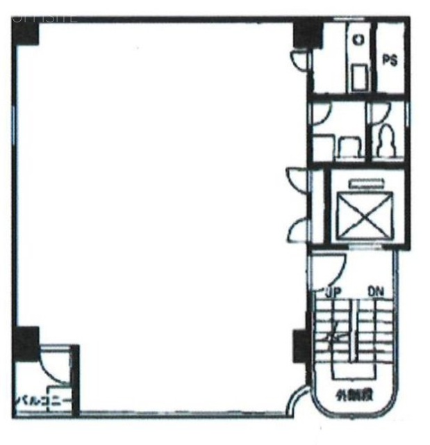 浜町野島ビル4F 間取り図