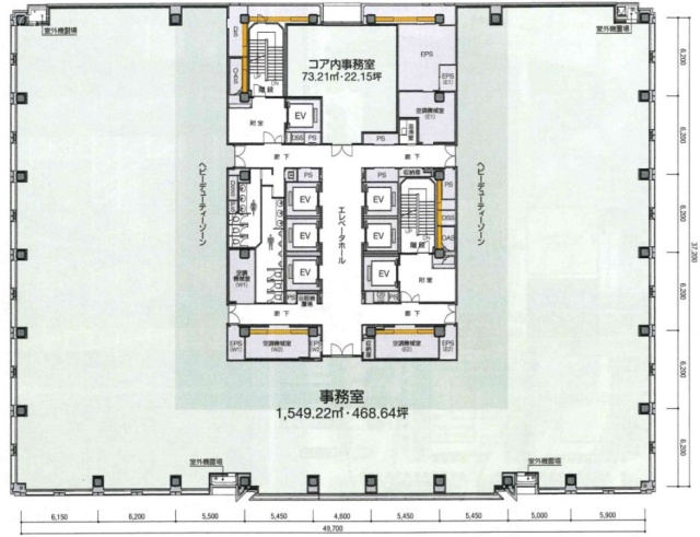 品川シーサイドTSタワー12F 間取り図