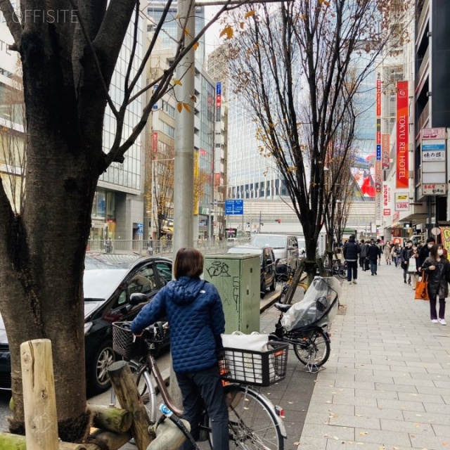 マトリクス・ツービル ビル前面道路
