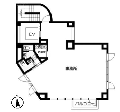 六本木センチュリオンタワー8F 間取り図
