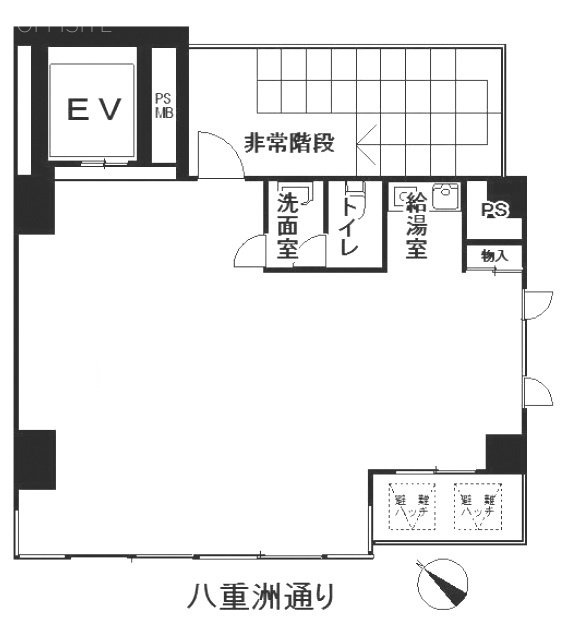 松下ビル6F 間取り図