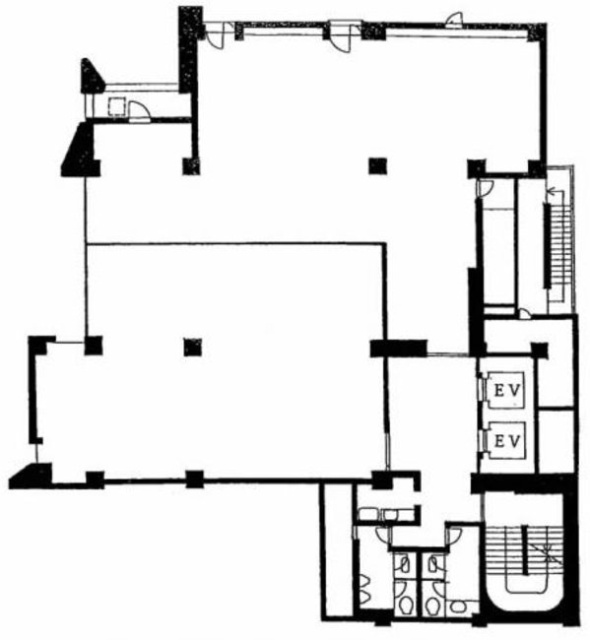 銀座教会堂ビルA 間取り図