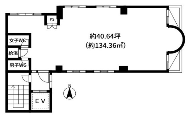 菊川栄光ビル5F 間取り図