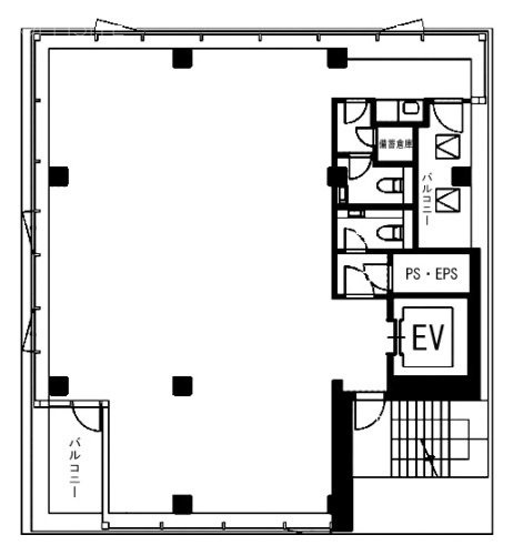 ミナト九段下ビル5F 間取り図
