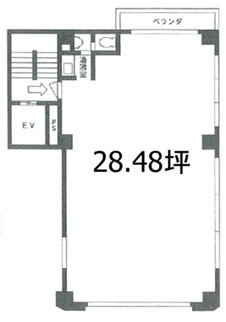 かがみビル2F 間取り図