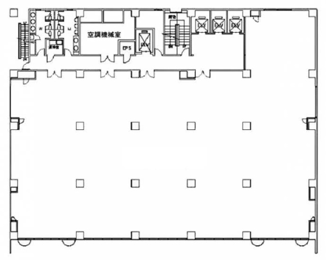 日本生命新橋ビル8F 間取り図
