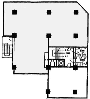 新々会館日本橋ビルB1F 間取り図