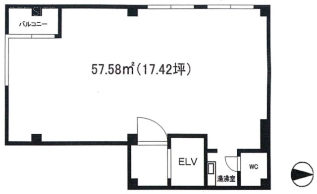 アルコイルスKビル4F 間取り図