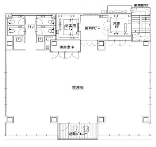 合人社江戸日本橋ビル2 間取り図