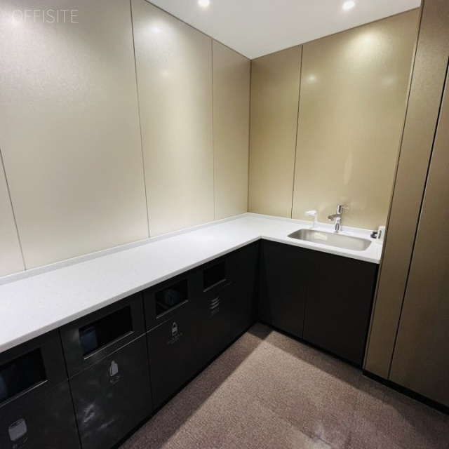 京橋エドグラン 給湯スペース