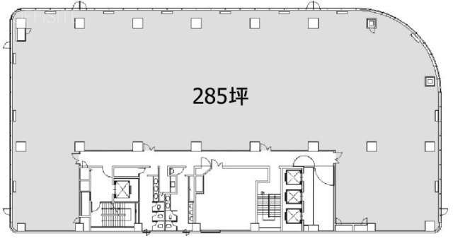 八王子ONビル5F 間取り図