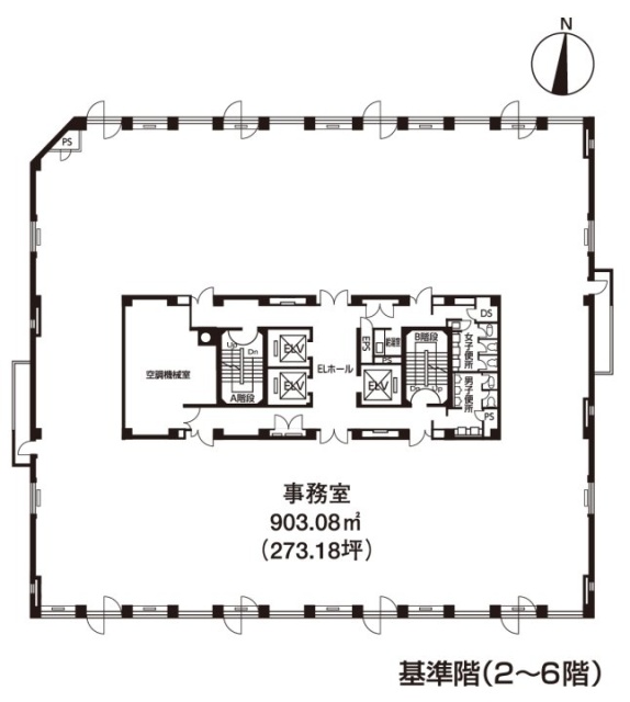 いちご大宮ビルB1F 間取り図