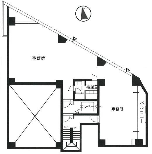 日興池袋ビル4F 間取り図