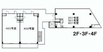 劇団前進座ビル101 間取り図