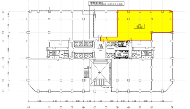 丸の内郵船ビルディング204 間取り図