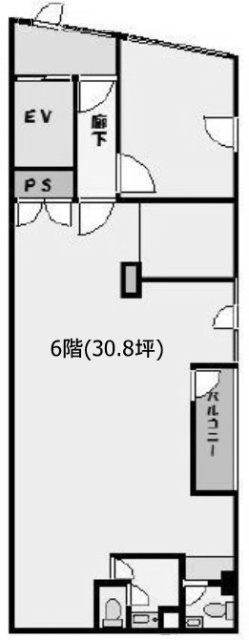 中野坂上OKビル6F 間取り図