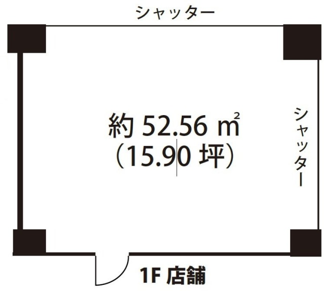 東味ビル1F 間取り図