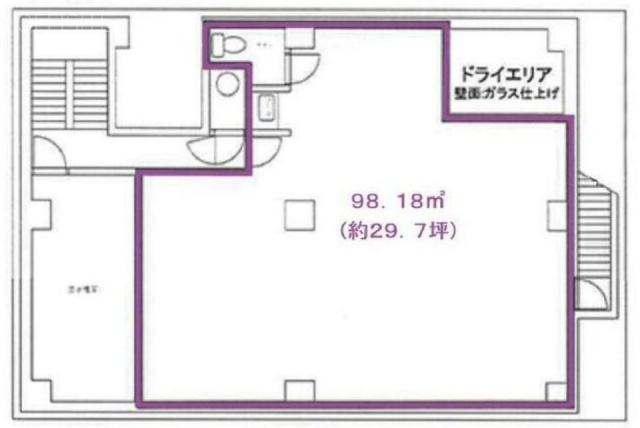 神田髙木ビルB1F 間取り図