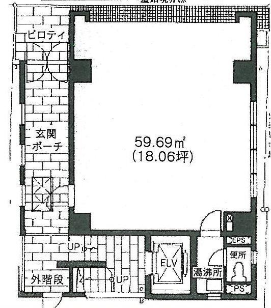 小伝馬町岩並ビル1F 間取り図