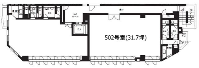 グレイス高輪502 間取り図
