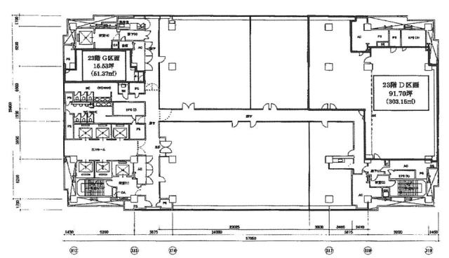 大成大手町ビルDE 間取り図