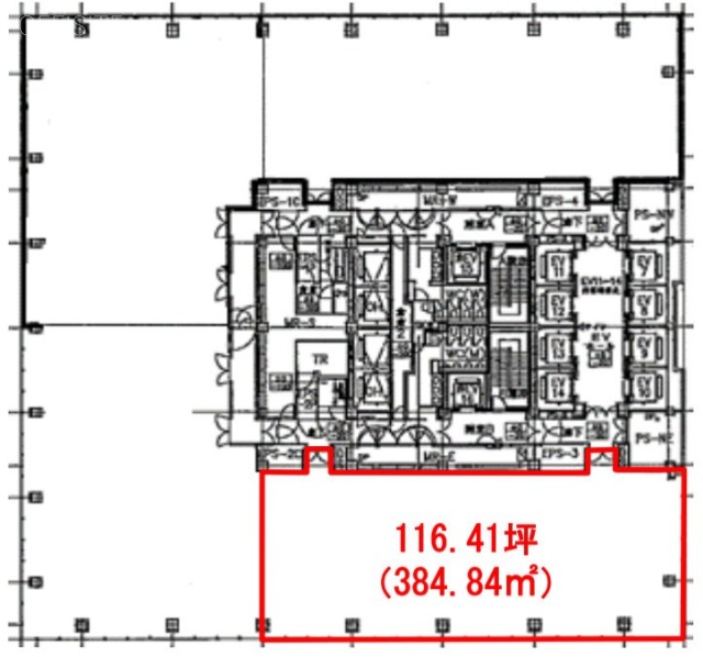 パシフィックセンチュリープレイス丸の内16F 間取り図