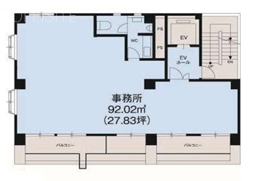 南部ビル6F 間取り図